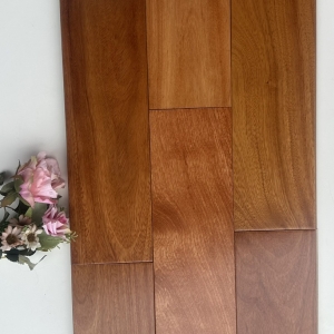 Doussie  wood flooring - Straight shape